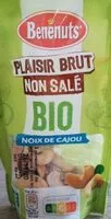 Mängden socker i Noix de cajou non salé bio