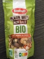 Mängden socker i Plaisir brut non sale bio - melange de noix