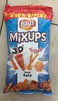 Mängden socker i Lay's MixUps goût salé lot de 2 x 110 g + 10% offert