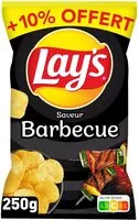 Mängden socker i Lay's saveur barbecue 250 g 10% offert