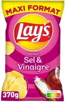 Mängden socker i Lay's saveur sel & vinaigre maxi format