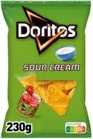 Mängden socker i Doritos goût sour cream format partage