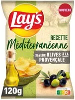 Mängden socker i Lay's Recette méditerranéenne saveur olives à la provençale