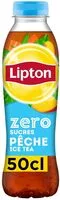 Mängden socker i Lipton Ice Tea saveur pêche sans sucres