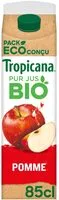 Mängden socker i Pommes pressées, pur jus bio