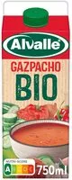 Mängden socker i Alvalle Gazpacho bio 75 cl