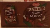 Mängden socker i Plaisir brut graine de choc