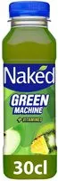 Mängden socker i Naked Green Machine Smoothie Pomme, Kiwi, Ananas & Spiruline