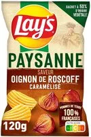Mängden socker i Lay's Paysanne saveur oignons de Roscoff caramélisé