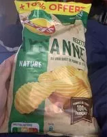 Mängden socker i Lay's Recette paysanne nature 295 g + 10% offert