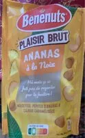 Mängden socker i Bénénuts Plaisir Brut Ananas à la noix