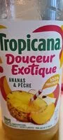 Mängden socker i Douceur exotique ananas et pêche