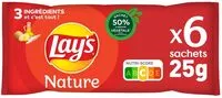 Mängden socker i Lay's Nature 6 x 25 g