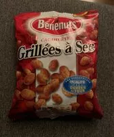 Mängden socker i Cacahuètes Grillées à sec