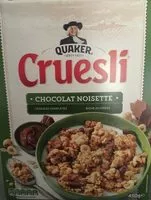 Mängden socker i Cruesli chocolat noisette