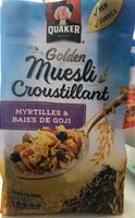 Mängden socker i Golden muesli Croustillant