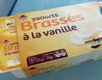Mängden socker i Yaourts brassés à la vanille