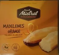 Mängden socker i Madeleines orange talonnées de chocolat