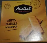 Mängden socker i Crêpes dentelle