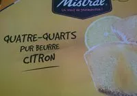 Mängden socker i Quatre quarts Citron