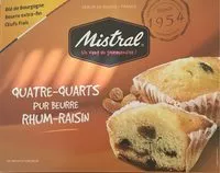 Mängden socker i Quatre-Quarts Pur Beurre Rhum Raisin