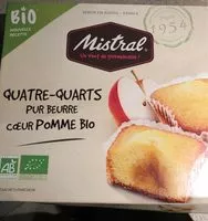 Mängden socker i Quatre-Quarts Cœur Pomme Bio