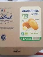 Mängden socker i Madeleine Coquille Biologique