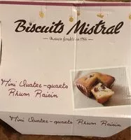 Mängden socker i Mini Quatre-Quarts Rhum Raisin