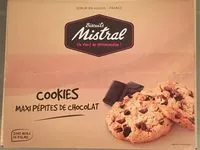 Mängden socker i Cookies maxi pépites de chocokat