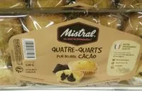 Mängden socker i Quatre Quarts Pur Beurre Cacao