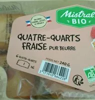 Mängden socker i Quatre quarts fraise pur beurre