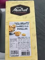 Mängden socker i Escargots - Biscuits feuilletés fourrés à la persillade