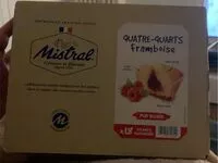 Mängden socker i Quatre-quarts framboise
