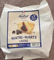 Mängden socker i Quatre-quarts cassis