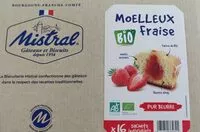 Mängden socker i Moelleux fraise bio