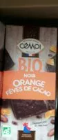 Mängden socker i Bio orange fèves de cacao