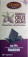 Mängden socker i Noir 72% Équateur