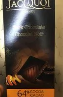 Mängden socker i Plaque de chocolat noir et orange