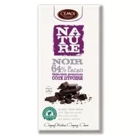 Mängden socker i Nature noir 64% de cacao côte d'ivoire