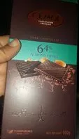 Mängden socker i Dark chocolate 64% Almond pieces