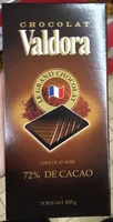 Mängden socker i Chocolat noir 72% de cacao