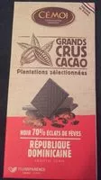 Mängden socker i Chocolat noir aux éclats de fèves de cacao torréfiés et caramélisés