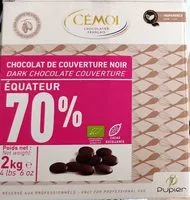 Mängden socker i Palets Chocolat Noir 70% Bio Origine Equateur-carton 2KG