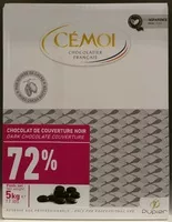 Mängden socker i Chocolat de couverture noir 72%