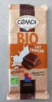 Mängden socker i Chocolat au lait riz soufflé Bio