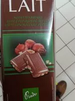 Mängden socker i lait noisettes brisées