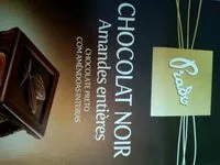Mängden socker i Chocolat noir aux amandes entières