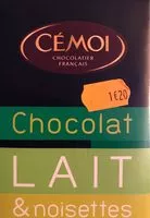 Mängden socker i Chocolat lait & noisettes