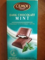 Mängden socker i Chocolat noir fourrage menthe