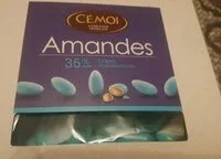 Mängden socker i Dragée amandes douces 35 % amandes